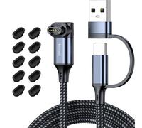Miimall Cavo di ricarica USB C per Garmin Vivoactive 6 5 4, Fenix 8 7 6 5, morbido 10 tappi antipolvere, anti-sudore, protezione per Forerunner 970/965/955/955 Approach S70 S62 S60 S50, nero