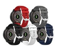 Miimall Cinturino in silicone per Garmin Vivoactive 6/5/3, 20 mm, Forerunner 570 42 mm/165/55/245/645, cinturino sportivo Vivomove Trend Luxe, Venu Sq/2 Plus, Approach S12/S50/S42/S44, cinturino a