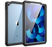 Miimall Compatibile con iPad Air 4/5 custodia impermeabile, [protezione schermo HD] [cavalletto] [cordino] guscio di protezione integrale guscio antiurto antipolvere per iPad Air 5/4