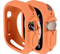 Miimall Custodia Compatibile con Apple Watch Ultra 2/1 49mm, Protezione in TPU Flessibile, Protezione Anti-Graffio e Anti-Urto, Protezione Anti-Goccia, Bumper Case per iWatch Ultra 2/1 49mm