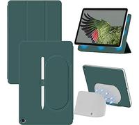 Miimall Custodia Compatibile con Google Pixel Tablet, TPU Cover Flessibile Antigraffio, Cavalletto Tre-Pieghe, Attacco Magnetico, Case Protettivo Sottile per Google Pixel Tablet, Verde