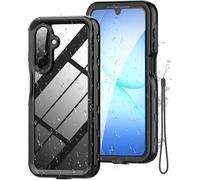 Miimall Custodia Compatibile con Samsung Galaxy A17, PC [Cover Antiurto], [Cover Impermeabile] con [Pellicola Protettiva], [Design Moderno], Case Antigraffio per Samsung Galaxy A17, Nero