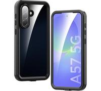 Miimall Custodia Compatibile con Samsung Galaxy A57, PC [Cover Antiurto], [Cover Impermeabile] con [Pellicola Protettiva], [Design Moderno], Case Antigraffio per Samsung Galaxy A57, Nero