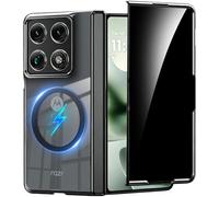Miimall - Custodia per Motorola Razr Fold con protezione dello schermo per la privacy, [Compatibile con MagSafe] [Protezione dell'incernieratura], Cover anti-spy magnetica sottile e resistente agli