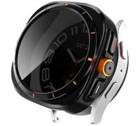 Miimall Custodia per Samsung Galaxy Watch 6 40mm, Robusta Cover Anti-Shock in PC, Pellicola Anti-Spia, Supporto per la Ricarica Wireless, Cover Protettiva per Galaxy Watch 6 40mm, Nero