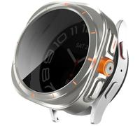 Miimall Custodia per Samsung Galaxy Watch 6 44mm, Robusta Cover Anti-Shock in PC, Pellicola Anti-Spia, Supporto per la Ricarica Wireless, Cover Protettiva per Galaxy Watch 6 44mm, Stella