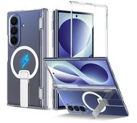 Miimall Custodia per Samsung Galaxy Z Fold 8 Ultra, compatibile con MagSafe, custodia con pellicola protettiva, cavalletto regolabile, protezione con cerniere, custodia sottile per Samsung Galaxy Z