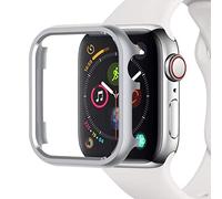 Miimall Custodia Protettiva Compatibile con Apple Watch Series 6/Serie 5/Serie 4/Se 44mm, [Metallic Lustre] Custodia protettiva per paraurti in metallo antigraffio per serie iWatch 4/5/6 44mm Girgio