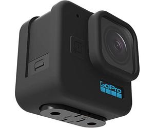 Miimall Custodia protettiva compatibile con GoPro Hero 11 Black Mini Custodia, morbido silicone leggero durevole, buona dissipazione del calore antiurto anti goccia per GoPro Hero 11 Black Mini Nero