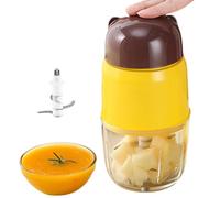 Miini Robot da cucina - Frullatore automatico per alimenti, frullatore portatile per alimenti per bambini, frullatore per purea di frutta, carne e verdure