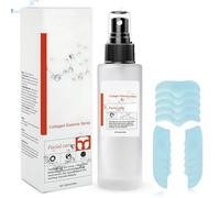 Miioto Fogli di Collagene per il Viso Assorbenti, 100ml Spray Al Collagene+5 Pezzi collagen mask, Maschera collagene Viso Coreana, Rassodare la Pelle e Migliorare Il Rilassamento Cutaneo