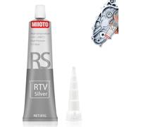 Miioto Sigillante per Motori, Pasta Guarnizione Motore, Silicone Alte Temperature Grigio, Silicone Sigillante, Guarnizione Liquida, Resistente alla Corrosione, Ammortizzante, Facile da Smontare - 85g