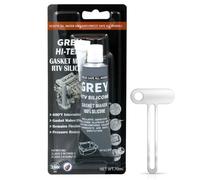 Miioto Silicone Alte Temperature Nero, 2PCS Silicone Nero Sigillante, Pasta Nera Guarnizioni Motore, Resistente All'olio e Facile da Rimuovere - Automobili, Motore, Macchina, Tubo