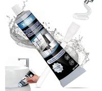 Miioto Silicone Antimuffa per Doccia e Bagno, Sigillante Trasparente e Bianco, per Cucina/Bicchiere/Interni ed Esterni - 100ml