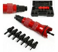 MIIWWOWO Fissaggio rivetto per trapano 2,4/3,2/4,0/4,8/6,0/6,4 mm per cacciavite a batteria + 6 punte + scatola