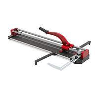 MIIWWOWO Tagliapiastrelle manuale, 800 mm, macchina professionale, tagliapiastrelle in lega di tungsteno con bilanciamento e righello (rosso)