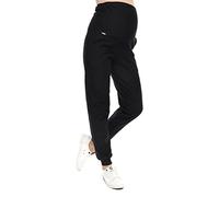 MijaCulture Pantaloni premaman casual Amanda M010, Nero , XL