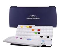 Mijello Tavolozza per acquerelli MWP-1772 a doppio piano ermetico, 72 pozzetti, 370 x 180 x 30 mm