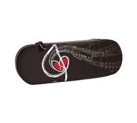 MIJKO Amo le note musicali, Astuccio per matite Astuccio per matite in pelle PU Astuccio per penne a matita di grande capacità
