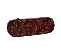 MIJKO Codice programmatore Rosso, Astuccio per matite Astuccio per matite in pelle PU Astuccio per penne a matita di grande capacità