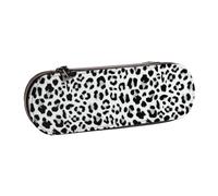 MIJKO Disegno del modello senza cuciture leopardo, Astuccio per matite Astuccio per matite in pelle PU Astuccio per penne a matita di grande capacità