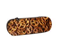 MIJKO Modello Di Pane Pretzel, Astuccio per matite Astuccio per matite in pelle PU Astuccio per penne a matita di grande capacità