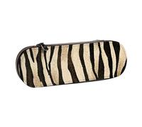 MIJKO Modello di pelle di tigre, Astuccio per matite Astuccio per matite in pelle PU Astuccio per penne a matita di grande capacità