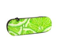MIJKO Modello verde lime, Astuccio per matite Astuccio per matite in pelle PU Astuccio per penne a matita di grande capacità