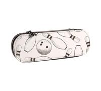 MIJKO Perni E Palle Da Bowling, Astuccio per matite Astuccio per matite in pelle PU Astuccio per penne a matita di grande capacità