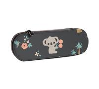 MIJKO Simpatico animale Koala 3D, Astuccio per matite Astuccio per matite in pelle PU Astuccio per penne a matita di grande capacità