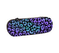 MIJKO Stampa animale esotica leopardo colorato, Astuccio per matite Astuccio per matite in pelle PU Astuccio per penne a matita di grande capacità