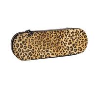 MIJKO Stampa animalier leopardata, Astuccio per matite Astuccio per matite in pelle PU Astuccio per penne a matita di grande capacità