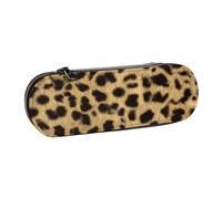 MIJKO Stampa animalier leopardata, Astuccio per matite Astuccio per matite in pelle PU Astuccio per penne a matita di grande capacità