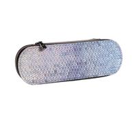MIJKO Stampa scintillante con brillantini, Astuccio per matite Astuccio per matite in pelle PU Astuccio per penne a matita di grande capacità