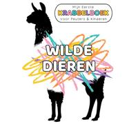 Mijn Eerste Krabbelboek Voor Peuters & Kinderen: Wilde dieren Kleurboek | Voor jongens en meisjes van 2-8 jaar