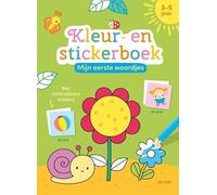 Mijn eerste woordjes kleur- en stickerboek (3-5 j.): Met herbruikbare stickers