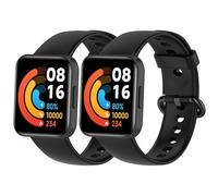 MIJOBS 2 Cinturini Compatibili con Xiaomi Redmi Watch 2Lite & POCO Watch Cinturino in Silicone Braccialetti Sportivi Impermeabili