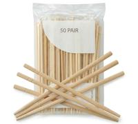 MIJOMA Bacchette 50 paia 19,5 cm - legno - per sushi, ramen e takeaway - leggere e maneggevoli per tutti i giorni e gli ospiti