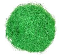 MIJOMA Erba Decorativa per Lavoretti: Fibre di Sisal per Lavoretti, Erba Pasquale per Nidi e Regali, 50g, Vari Colori (Verde)