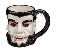 MIJOMA Fantasy Tazza con manico in gres porcellanato - Tazza da caffè e tazza da tè, capacità 400 ml, perfetta per regali, collezionisti e fan, 15 x 11 cm (vampiro)
