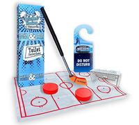 MIJOMA Gioco per WC Gioco di Hockey sul Ghiaccio per Toilette Gioco per la Toilette Gioco da Bagno Regalo per Uomini