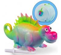MIJOMA Palloncino a forma di dinosauro: in 4 modelli colorati - divertimento per interni ed esterni, giochi e giocattoli educativi, gonfiabili fino a 30 cm, con ausilio di gonfiaggio (1 spinosaurus)