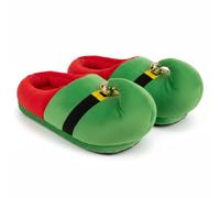 MIJOMA Pantofole Natale Santa & Elfo - Pantofole Morbide e Divertenti per Uomo e Donna - Design degli Elfi, 39/42 EU