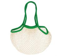 MIJOMA Rete per la spesa, 40 x 60 cm, 100% cotone, riutilizzabile, borsa a rete per frutta e verdura, borsa per la spesa sostenibile, portata fino a 15 kg, per spiaggia e mercato, Colore naturale