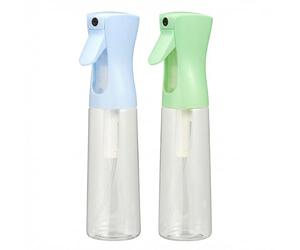 MIJOMA Set di 2 flaconi spray - nebulizzatore per acconciatura e piante - contenitore ricaricabile da 310 ml - flacone spray fine Ø 6 x 24 cm