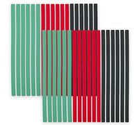 MIJOMA Set di 36 bigodini flessibili per capelli ricci, 250 mm x 10 mm, multicolore, facile da usare, per tutti i tipi di capelli, ricci senza danni al calore