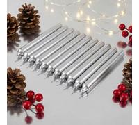 MIJOMA Set di candele per albero natalizio, candele natalizie, candele a piramide, candele per albero di Natale in cera per albero di Natale, feste di compleanno e torte, tempo di combustione lungo