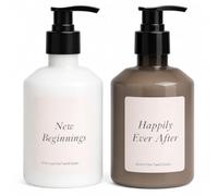 MIJOMA Set lozione manuale 2 x 470 ml - Happily Ever After con Desert Lime & New Beginnings con Blue Cypress - Cura delle mani idratante con erogatore pompa