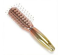 MIJOMA Spazzola per capelli con setole in nylon - iridescente finitura metallica iridescente - manico ergonomico - ideale per lo styling e la cura quotidiana (spazzola Vent-18 cm)