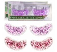 MIJOMA Under Eye Glitter Eyepads - Cuscinetti rinfrescanti per occhi con glitter per Wellness & Selfcare - Cuscinetti riutilizzabili per le zone rilassate degli occhi - Set da 2 (Vibrant Energy)